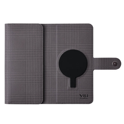 For Samsung Galaxy S24+ 5G ViLi GHB-C Series RFID MagSafe Magnetic Flip Leather Phone Case(Grey) - Galaxy S24+ 5G Cases by ViLi | Online Shopping UK | buy2fix