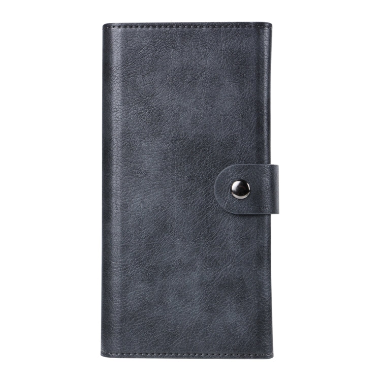 For iPhone 16 Plus ViLi GVS Series MagSafe Magnetic RFID Leather Phone Case(Black) by ViLi