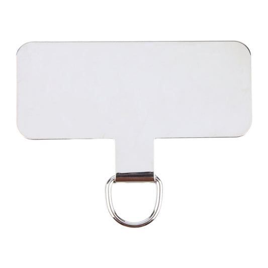 Rectangle Metal Mobile Phone Lanyard Fixing Gasket(Silver) - Lanyards & Wrist Straps by buy2fix | Online Shopping UK | buy2fix