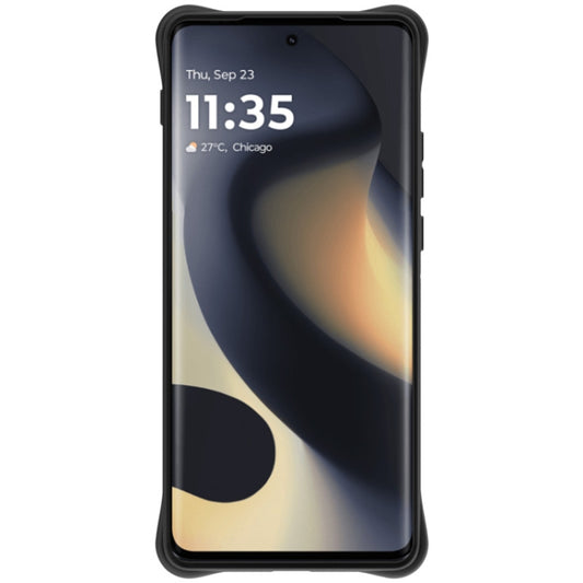 For Motorola Edge 2024 IMAK UC-6 Series Manbo Frosting Soft Phone Case(Black) by imak