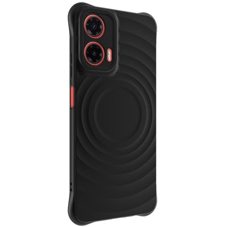 For Motorola Moto G35 5G IMAK UC-6 Series Manbo Frosting Soft Phone Case(Black) - Motorola Cases by imak | Online Shopping UK | buy2fix