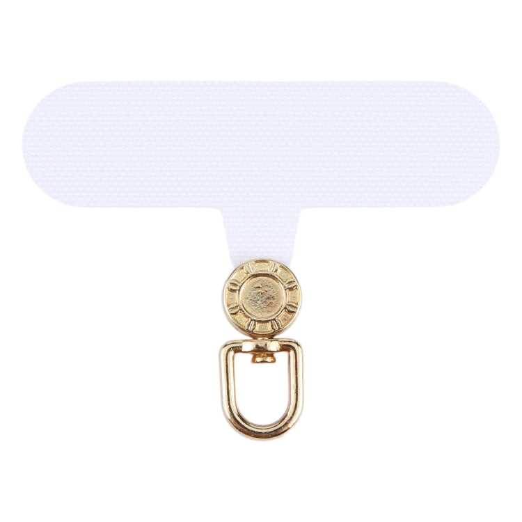 360 Degree Rotation Mobile Phone Lanyard Fixing Gasket(White) - Lanyards & Wrist Straps by buy2fix | Online Shopping UK | buy2fix