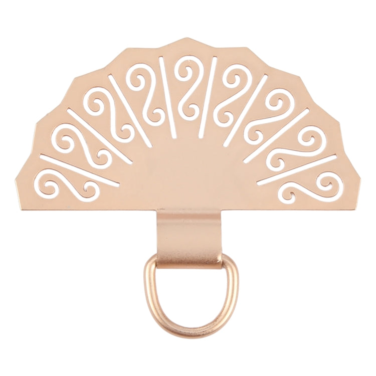 Fan-shaped Metal Mobile Phone Lanyard Fixing Gasket(Gold) - Lanyards & Wrist Straps by buy2fix | Online Shopping UK | buy2fix