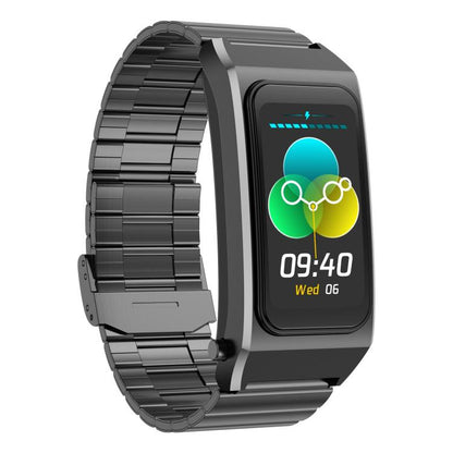 B7 Pro 1.5 inch 2 in 1 Bluetooth Earphone Silicone Strap Smart Watch, Support Heart Rate / Sleep Monitoring(Black) by buy2fix