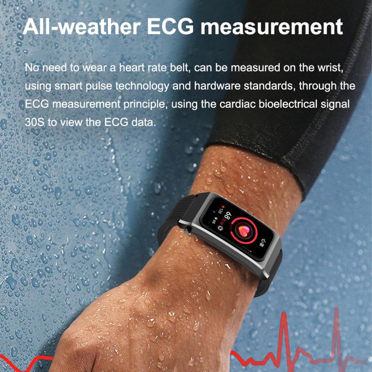 B7 Pro 1.5 inch 2 in 1 Bluetooth Earphone Silicone Strap Smart Watch, Support Heart Rate / Sleep Monitoring(Black) by buy2fix