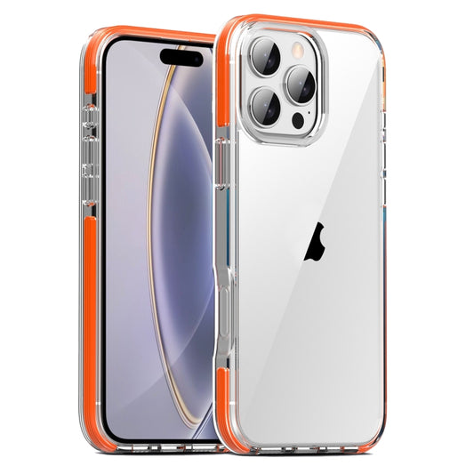 For iPhone 16 Pro Max TPE Airbag TPU+ PC Full Coverage Phone Case(Orange) - iPhone 16 Pro Max Cases by buy2fix | Online Shopping UK | buy2fix