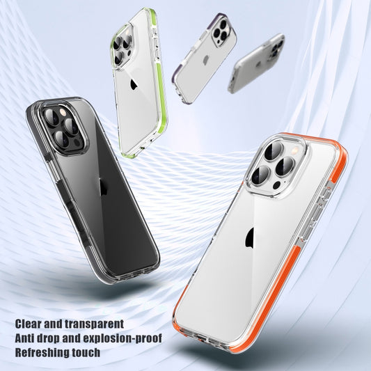 For iPhone 16 Pro TPE Airbag TPU+ PC Full Coverage Phone Case(Orange) by buy2fix