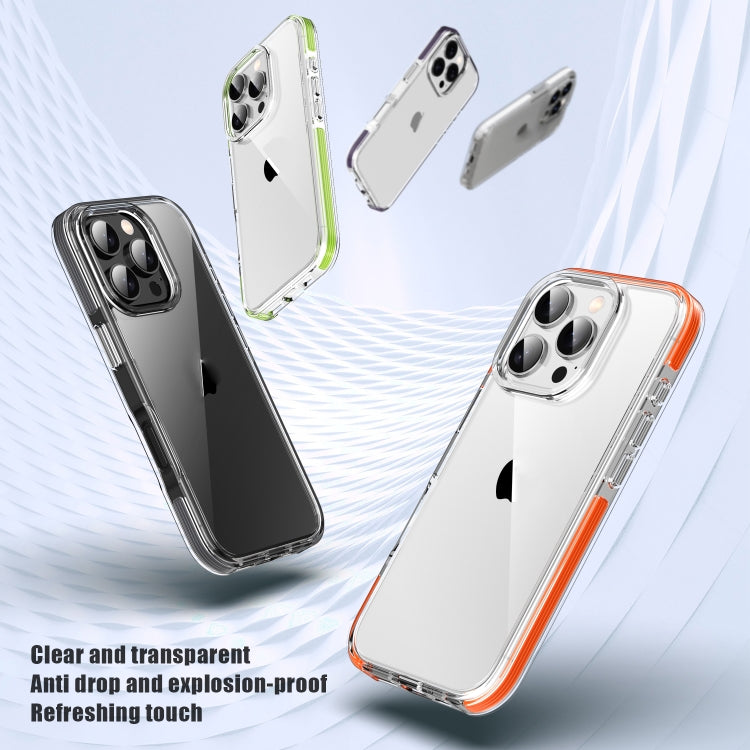 For iPhone 16 Plus TPE Airbag TPU+ PC Full Coverage Phone Case(Transparent) - iPhone 16 Plus Cases by buy2fix | Online Shopping UK | buy2fix