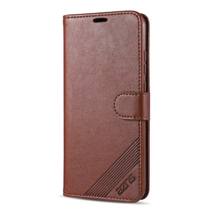 For Huawei Honor 9X Lite AZNS Sheepskin Texture Horizontal Flip Leather Case with Holder & Card Slots & Wallet(Brown) - Honor Cases by AZNS | Online Shopping UK | buy2fix