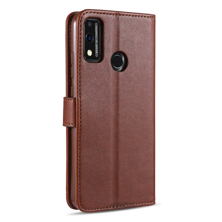 For Huawei Honor 9X Lite AZNS Sheepskin Texture Horizontal Flip Leather Case with Holder & Card Slots & Wallet(Brown) - Honor Cases by AZNS | Online Shopping UK | buy2fix