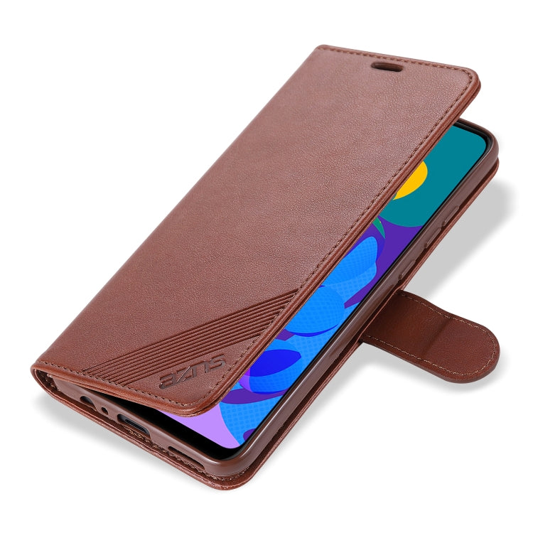 For Huawei Honor 9X Lite AZNS Sheepskin Texture Horizontal Flip Leather Case with Holder & Card Slots & Wallet(Brown) - Honor Cases by AZNS | Online Shopping UK | buy2fix