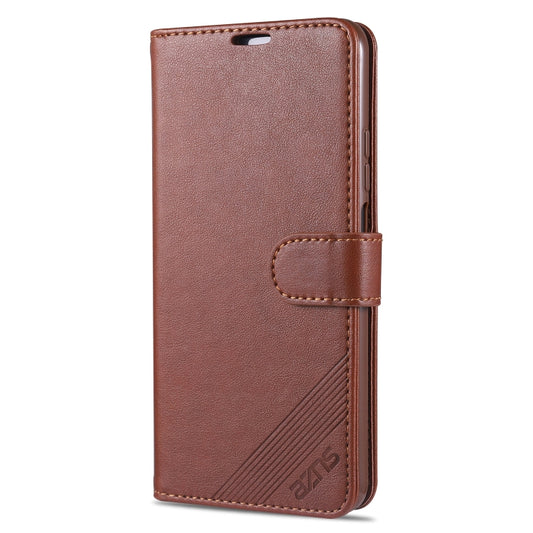 For Huawei Honor 30 Youth AZNS Sheepskin Texture Horizontal Flip Leather Case with Holder & Card Slots & Wallet(Brown) - Honor Cases by AZNS | Online Shopping UK | buy2fix