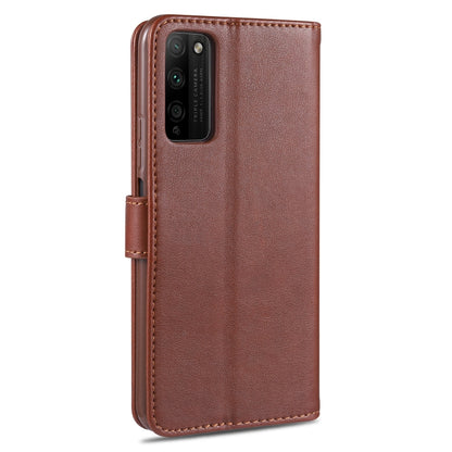 For Huawei Honor 30 Youth AZNS Sheepskin Texture Horizontal Flip Leather Case with Holder & Card Slots & Wallet(Brown) - Honor Cases by AZNS | Online Shopping UK | buy2fix
