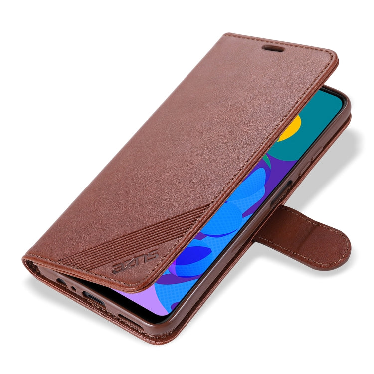 For Huawei Honor 30 Youth AZNS Sheepskin Texture Horizontal Flip Leather Case with Holder & Card Slots & Wallet(Brown) - Honor Cases by AZNS | Online Shopping UK | buy2fix