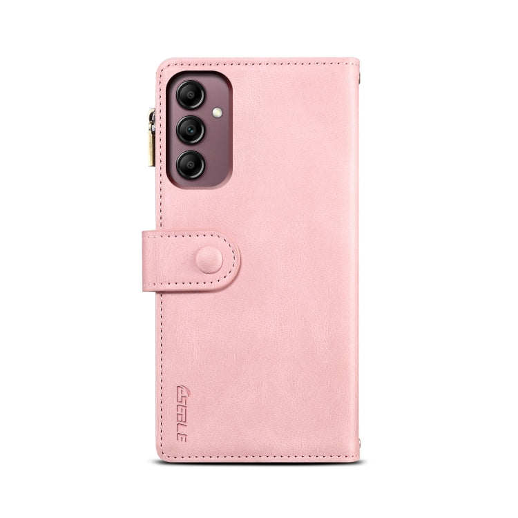 For Samsung Galaxy A36 ESEBLE Retro Frosted RFID Flip Leather Phone Case(Rose Gold) - Galaxy Phone Cases by ESEBLE | Online Shopping UK | buy2fix