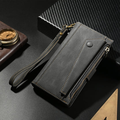 For Samsung Galaxy A26 5G ESEBLE Retro Frosted RFID Flip Leather Phone Case(Black) - Galaxy Phone Cases by ESEBLE | Online Shopping UK | buy2fix