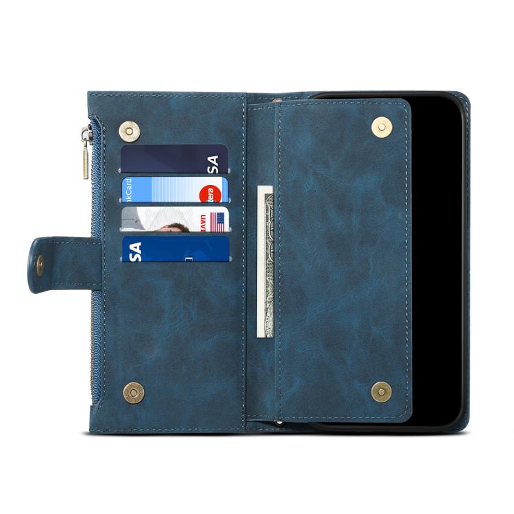 For Samsung Galaxy A06 5G ESEBLE Retro Frosted RFID Flip Leather Phone Case(Dark Green) - Galaxy Phone Cases by ESEBLE | Online Shopping UK | buy2fix