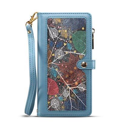 For Samsung Galaxy A16 5G ESEBLE Star Series Lanyard Zipper Wallet RFID Leather Case(Blue) - Galaxy Phone Cases by ESEBLE | Online Shopping UK | buy2fix