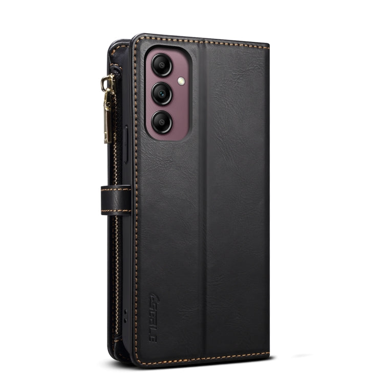 For Samsung Galaxy A16 5G ESEBLE Star Series Lanyard Zipper Wallet RFID Leather Case(Black) - Galaxy Phone Cases by ESEBLE | Online Shopping UK | buy2fix
