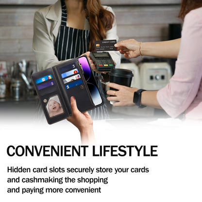 For Samsung Galaxy A16 5G ESEBLE Star Series Lanyard Zipper Wallet RFID Leather Case(Black) - Galaxy Phone Cases by ESEBLE | Online Shopping UK | buy2fix