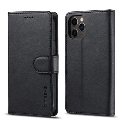 For iPhone 12 mini LC.IMEEKE Calf Texture Horizontal Flip Leather Case with Holder & Card Slots & Wallet(Black) - iPhone 12 mini Cases by LC.IMEEKE | Online Shopping UK | buy2fix