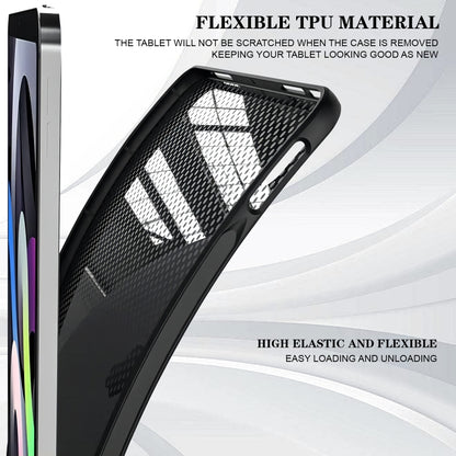 For iPad Air 11 2025 / 2024 Color Painting Pattern Smart Tablet TPU Case(Butterfly Circle) by buy2fix