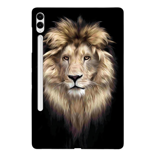 For Samsung Galaxy Tab S9+ / S9 FE+ Color Painting Pattern Smart Tablet TPU Case(Lion)