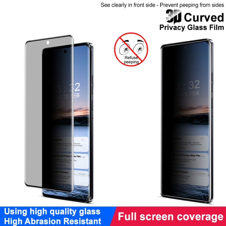 For Motorola Edge 2024 imak 3D Curved HD Full Screen Anti-spy Tempered Glass Protective Film - Motorola Tempered Glass by imak | Online Shopping UK | buy2fix