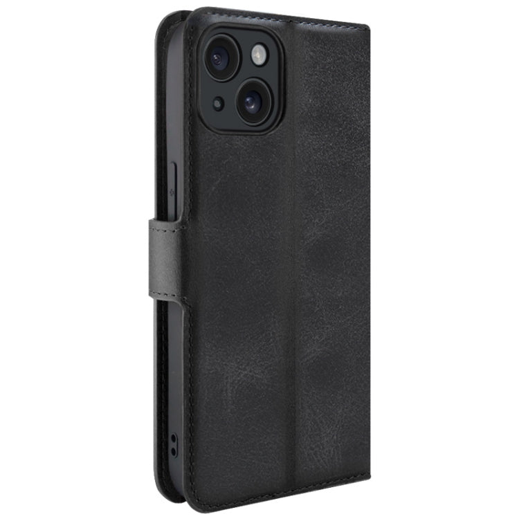 For iPhone 15 IMAK Count Series Flip Leather Phone Case(Black) - iPhone 15 Cases by imak | Online Shopping UK | buy2fix
