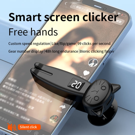 JX-05Pro Portable Smart Cell Phone Tablet Screen Clicker Page Turner with Remote Control(Black) - Phone Remote Control by buy2fix | Online Shopping UK | buy2fix