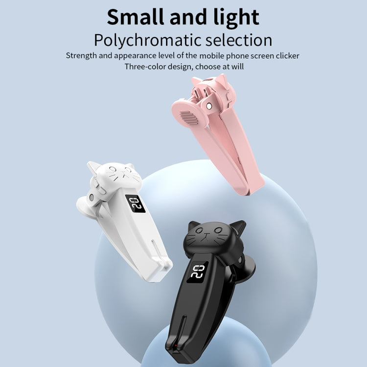 JX-05Pro Portable Smart Cell Phone Tablet Screen Clicker Page Turner with Remote Control(White) - Phone Remote Control by buy2fix | Online Shopping UK | buy2fix