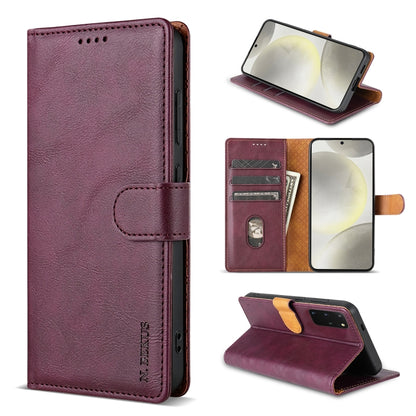 For Xiaomi 14 Ultra N.BEKUS CSJ-P1 Solid Color Leather Phone Case(Wine Red) - 14 Ultra Cases by N.BEKUS | Online Shopping UK | buy2fix