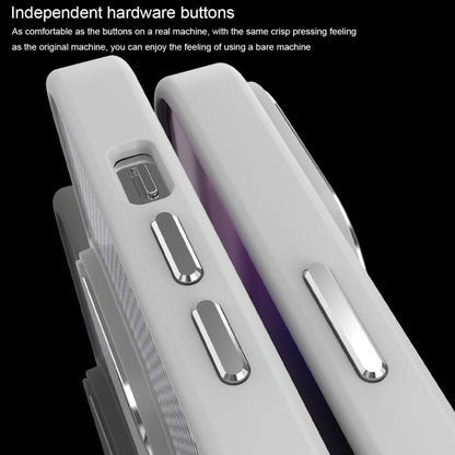 For iPhone 16 Carbon Fiber Texture MagSafe Magnetic Shockproof Phone Case(Purple) - iPhone 16 Cases by buy2fix | Online Shopping UK | buy2fix