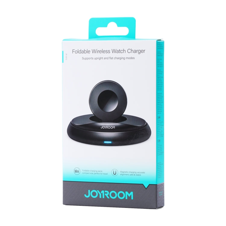 JOYROOM JR-W12 3W Foldable Magnetic Wireless Charger(Black) - Charger / Holder by JOYROOM | Online Shopping UK | buy2fix