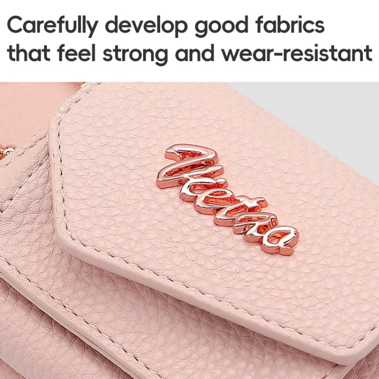 For iPhone 14 Pro Max VIETAO Ring Holder Wallet PU Phone Case with Lanyard(White) - iPhone 14 Pro Max Cases by VIETAO | Online Shopping UK | buy2fix