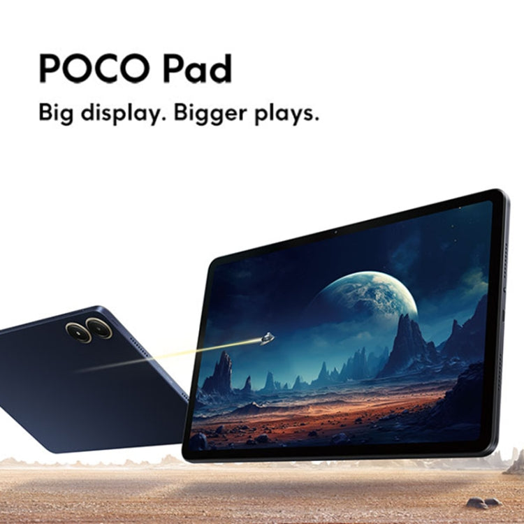 [HK Warehouse] Xiaomi Poco Pad 12.1 inch Tablet PC Global, 8GB+256GB, HyperOS Qualcomm Snapdragon 7s Gen2 Octa Core, 10000mAh Battery(Blue) - Other by Xiaomi | Online Shopping UK | buy2fix