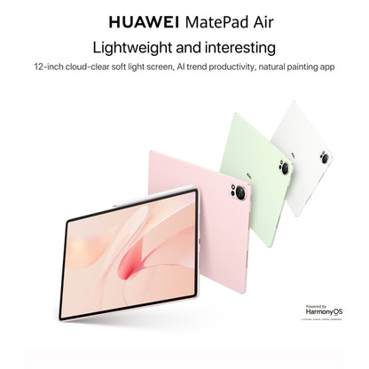 HUAWEI MatePad Air 12 inch WiFi Tablet PC, Soft Light Screen 12GB+512GB, HarmonyOS 4.2 Hisilicon Kirin 9000W(White) - Huawei by Huawei | Online Shopping UK | buy2fix