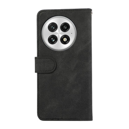 For OnePlus 13 ABEEL Color Block Magnetic RFID Leather Phone Case(Black-Green) by buy2fix