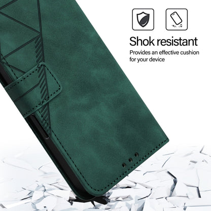 For OnePlus 12 5G Global Crossbody 3D Embossed Flip Leather Phone Case(Green) by buy2fix