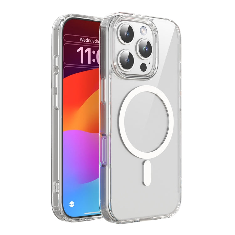 For iPhone 16 Pro Mutural Ice Series MagSafe Magnetic TPU Phone Case(Transparent) - iPhone 16 Pro Cases by Mutural | Online Shopping UK | buy2fix