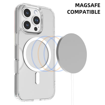 For iPhone 16 Mutural Ice Series MagSafe Magnetic TPU Phone Case(Transparent) - iPhone 16 Cases by Mutural | Online Shopping UK | buy2fix