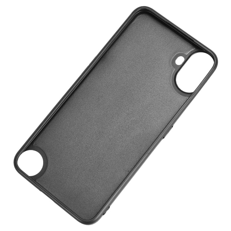 For Nothing CMF Phone 1 Cow Pattern Sewing Card Bag Phone Case(Blue) - Nothing Cases by buy2fix | Online Shopping UK | buy2fix