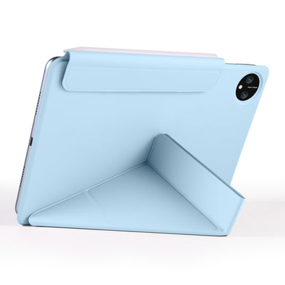For Honor MagicPad 2 12.3 Fixed Buckle Magnetic Deformation Leather Tablet Case(Ice Blue) - Honor by buy2fix | Online Shopping UK | buy2fix