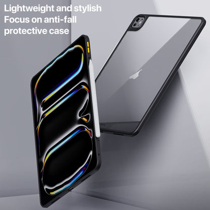 For iPad Air 13 2025 / 2024 Ming Shield Series PC Hybrid TPU Tablet Case(Black) by buy2fix