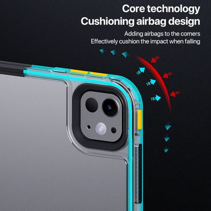 For iPad Air 13 2025 / 2024 Ming Shield Series PC Hybrid TPU Tablet Case(Black) by buy2fix