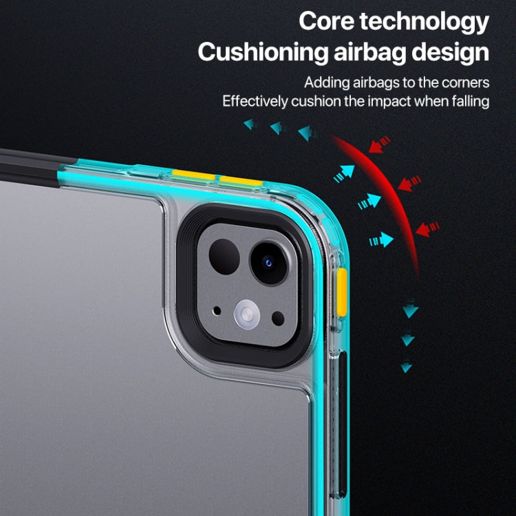 For iPad Air 13 2025 / 2024 Ming Shield Series PC Hybrid TPU Tablet Case(Green) by buy2fix