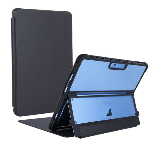 For Microsoft Surface Pro 9 / 10 / 11 Conjoined Acrylic Leather Tablet Case(Black) - Others by buy2fix | Online Shopping UK | buy2fix