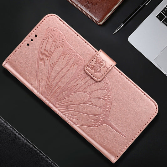 For Redmi K70 Ultra 5G Global Embossed Butterfly Leather Phone Case(Rose Gold) by buy2fix