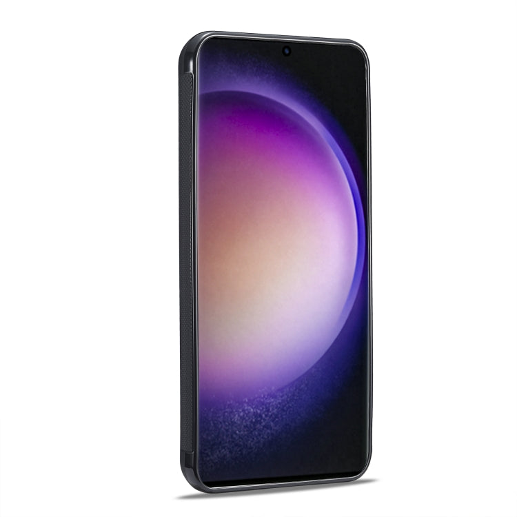 For Samsung Galaxy S25+ 5G LC.IMEEKE 3 in 1 Carbon Fiber Texture Shockproof Phone Case(Black) by LC.IMEEKE