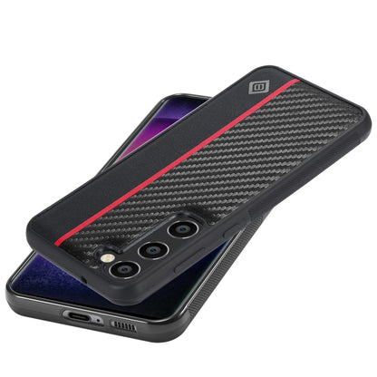 For Samsung Galaxy S25+ 5G LC.IMEEKE 3 in 1 Carbon Fiber Texture Shockproof Phone Case(Black) by LC.IMEEKE